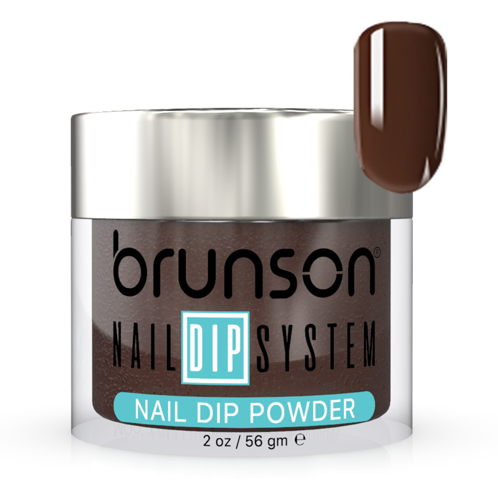 Brunson Nail Dipping Powder Dipp & Buff System 2oz – Professional DIY & Salon Dip Powder for Long-Lasting, Smooth Finish Colored Nails bdk045