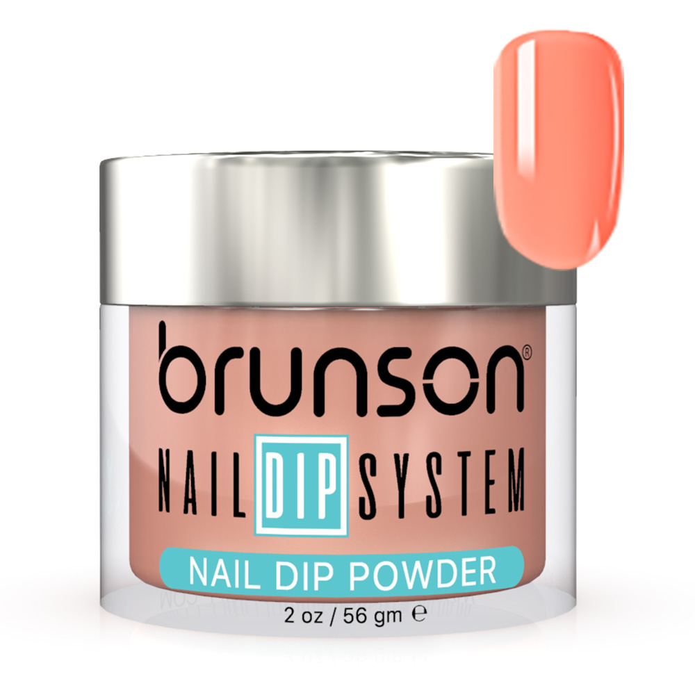 Brunson Nail Dipping Powder Dipp & Buff System 2oz – Professional DIY & Salon Dip Powder for Long-Lasting, Smooth Finish Colored Nails dbk046