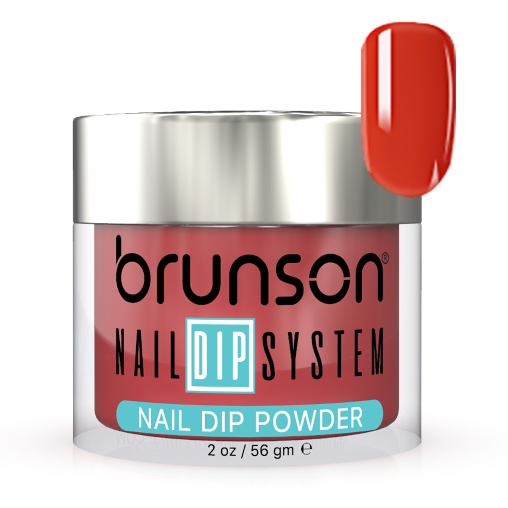 Brunson Nail Dipping Powder Dipp & Buff System 2oz – Professional DIY & Salon Dip Powder for Long-Lasting, Smooth Finish Colored Nails dbk048