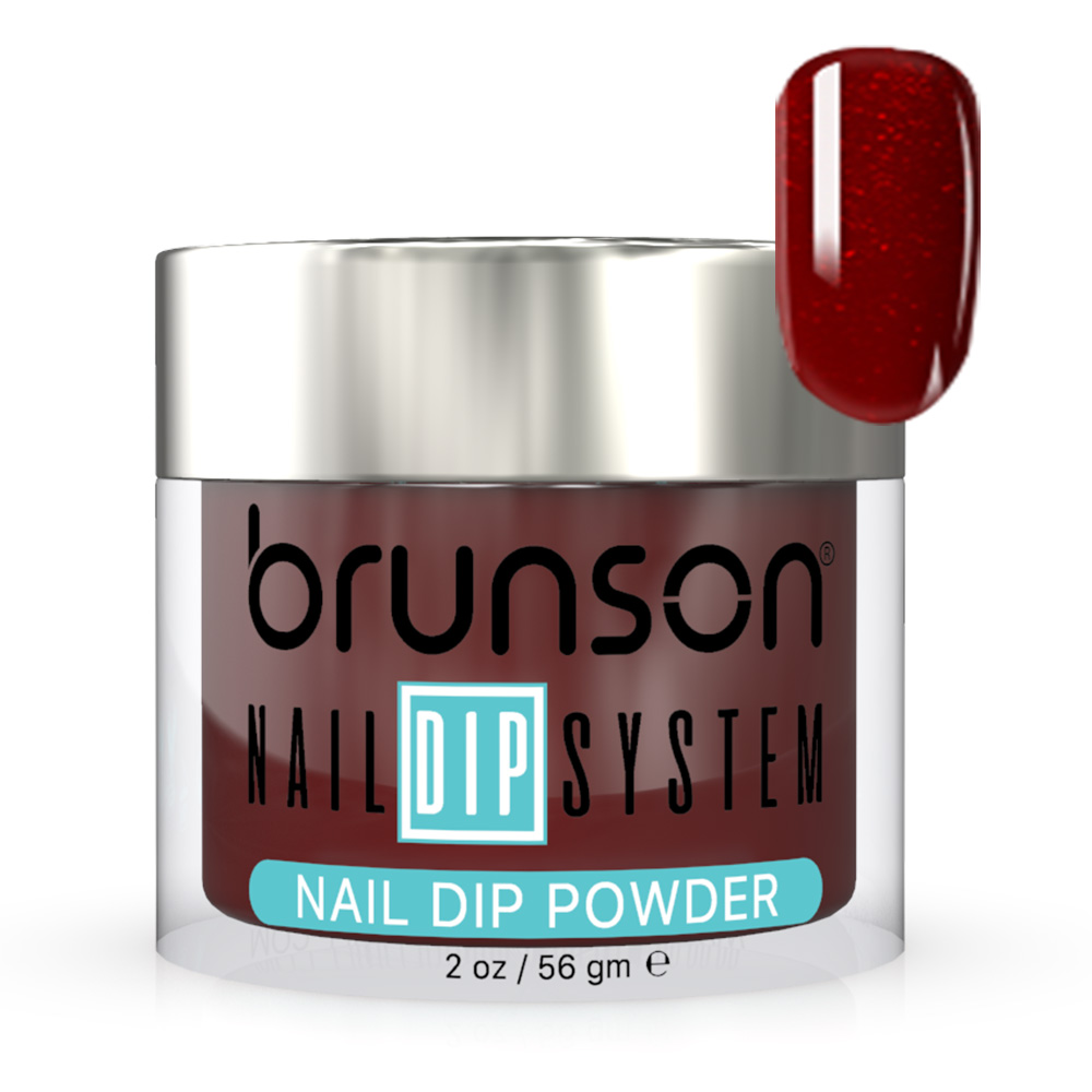 Brunson Nail Dipping Powder Dipp & Buff System 2oz – Professional DIY & Salon Dip Powder for Long-Lasting, Smooth Finish Colored Nails dbk060