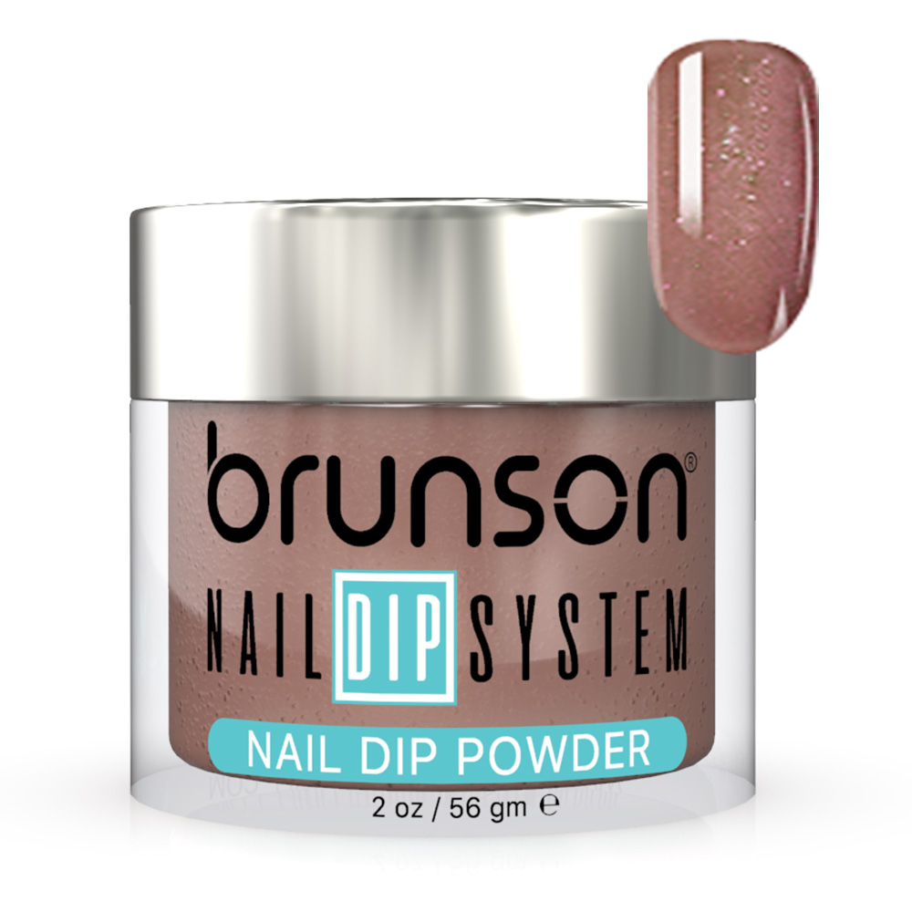 Brunson Nail Dipping Powder Dipp & Buff System 2oz – Professional DIY & Salon Dip Powder for Long-Lasting, Smooth Finish Colored Nails bdk071
