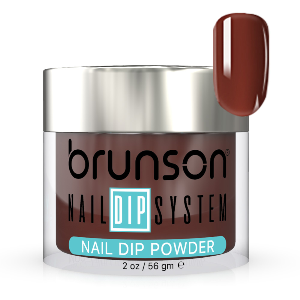 Brunson Nail Dipping Powder Dipp & Buff System 2oz – Professional DIY & Salon Dip Powder for Long-Lasting, Smooth Finish Colored Nails bdk073