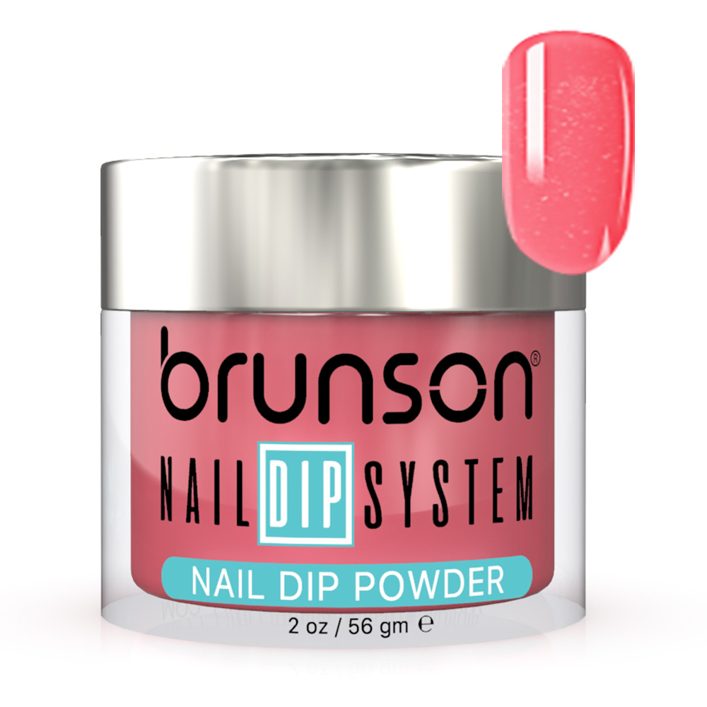 Brunson Nail Dipping Powder Dipp & Buff System 2oz – Professional DIY & Salon Dip Powder for Long-Lasting, Smooth Finish Colored Nails dbk097