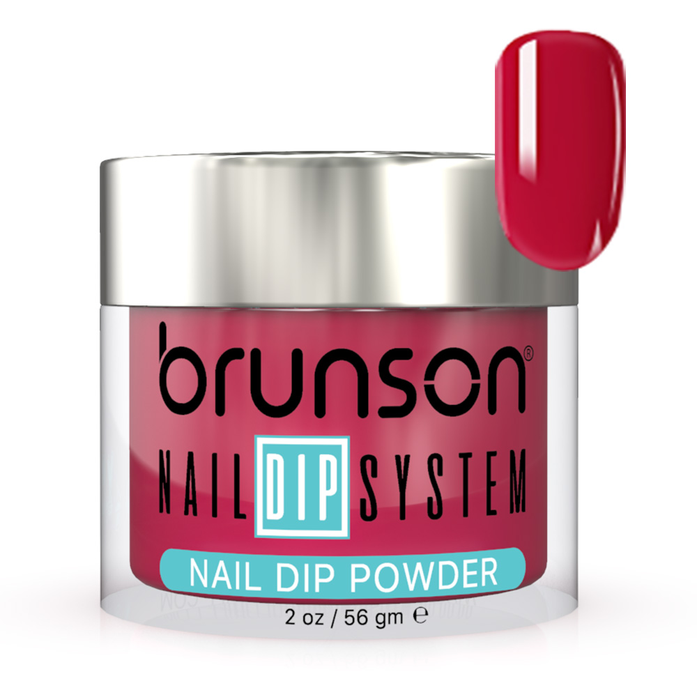 Brunson Nail Dipping Powder Dipp & Buff System 2oz – Professional DIY & Salon Dip Powder for Long-Lasting, Smooth Finish Colored Nails dbk100