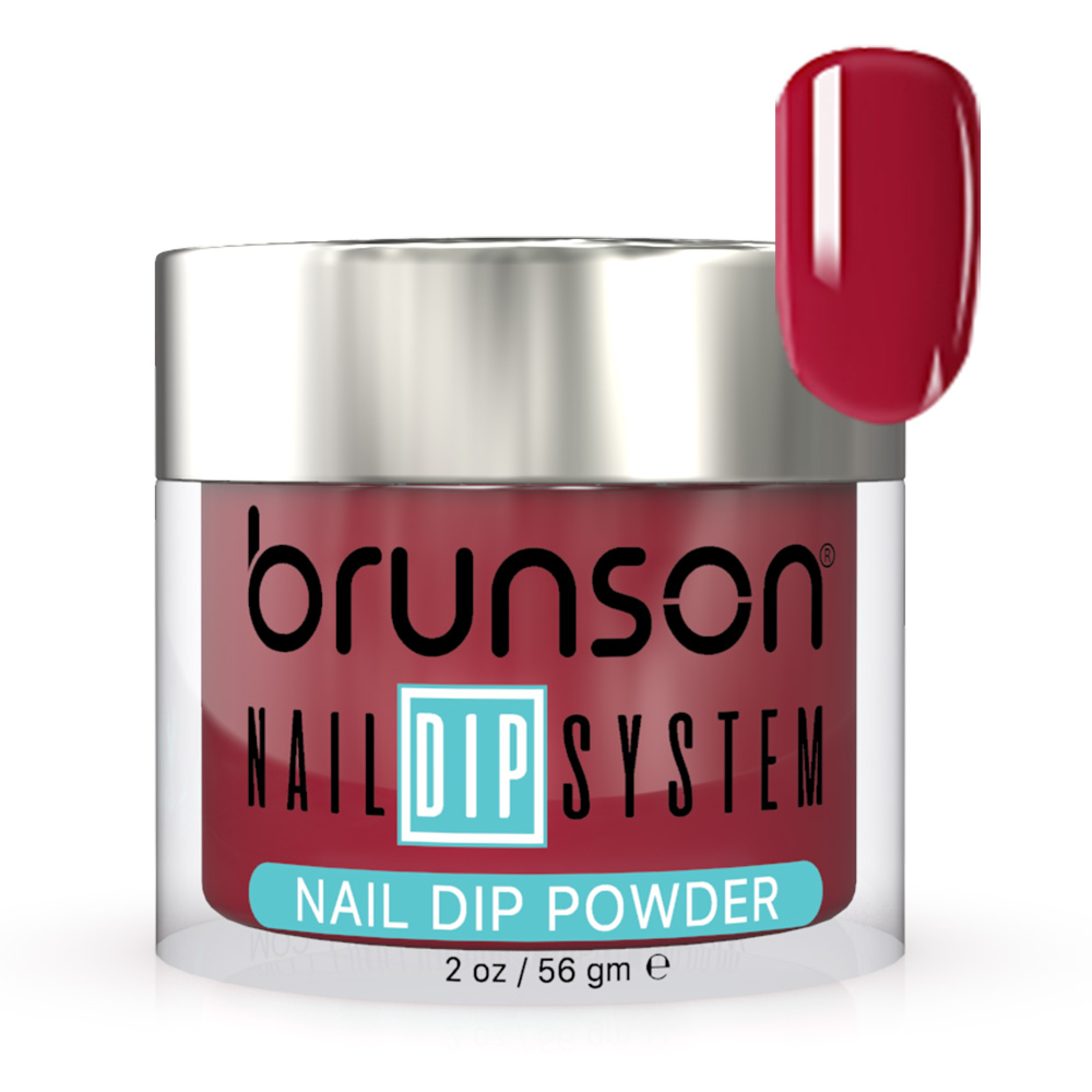 Brunson Nail Dipping Powder Dipp & Buff System 2oz – Professional DIY & Salon Dip Powder for Long-Lasting, Smooth Finish Colored Nails dbk112