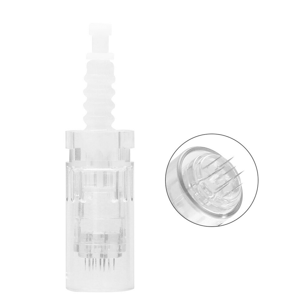 9 Pins needles White Micro Needle Cartridge For Electric Derma Needle Pen N2 / MYM / M5 / M7 10pcs 9pins_M7M5N2