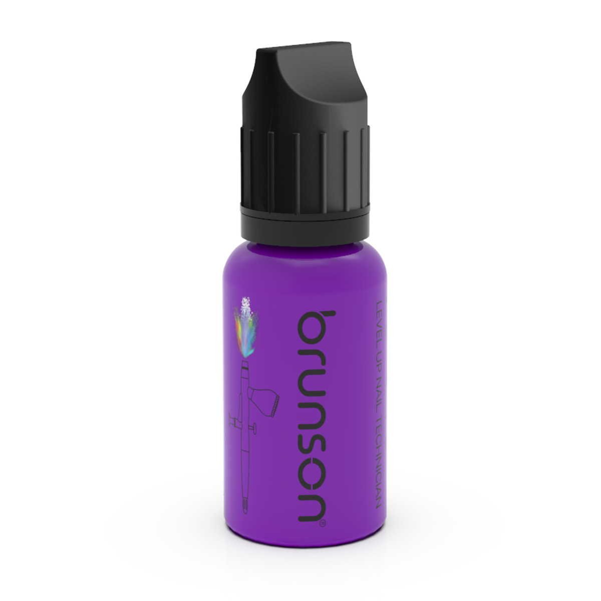 Brunson Air Brush Nail Art Paints Fluorescent BAP15 Purple