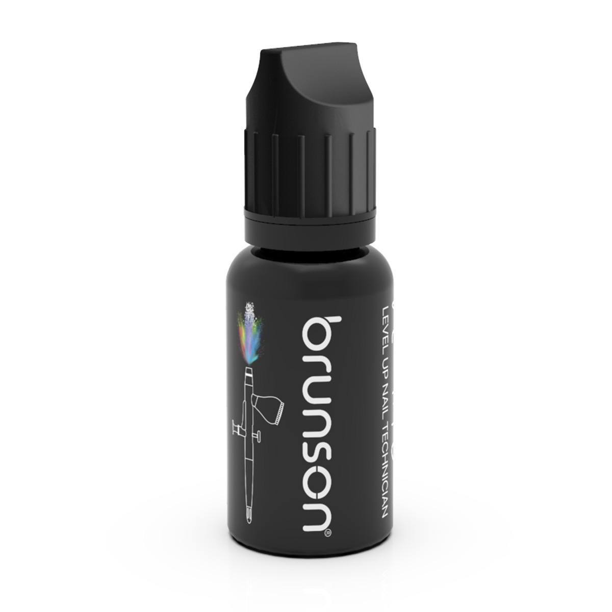 Brunson Air Brush Nail Art Paints Fluorescent BAP18 Pure Black