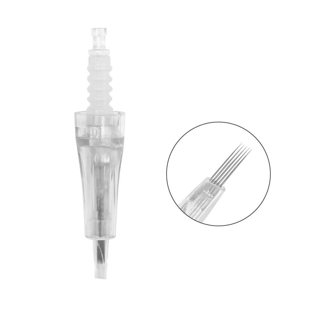 F5 White Micro Needle Cartridge For Electric Derma Needle Pen N2 / MYM / M5 / M7 10pcs F5_M7M5N2
