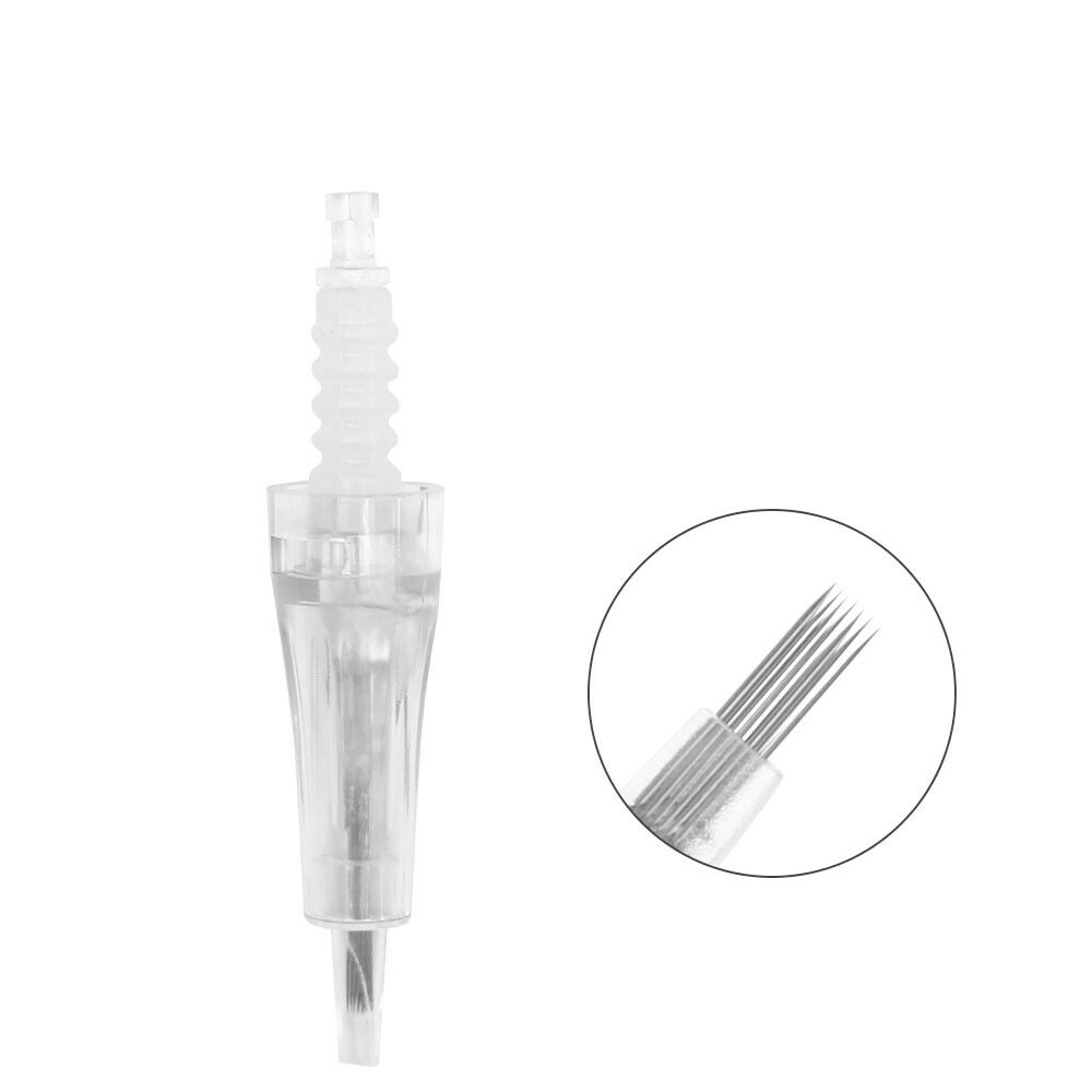 F7 White Micro Needle Cartridge For Electric Derma Needle Pen N2 / MYM / M5 / M7 10pcs F7_M7M5N2