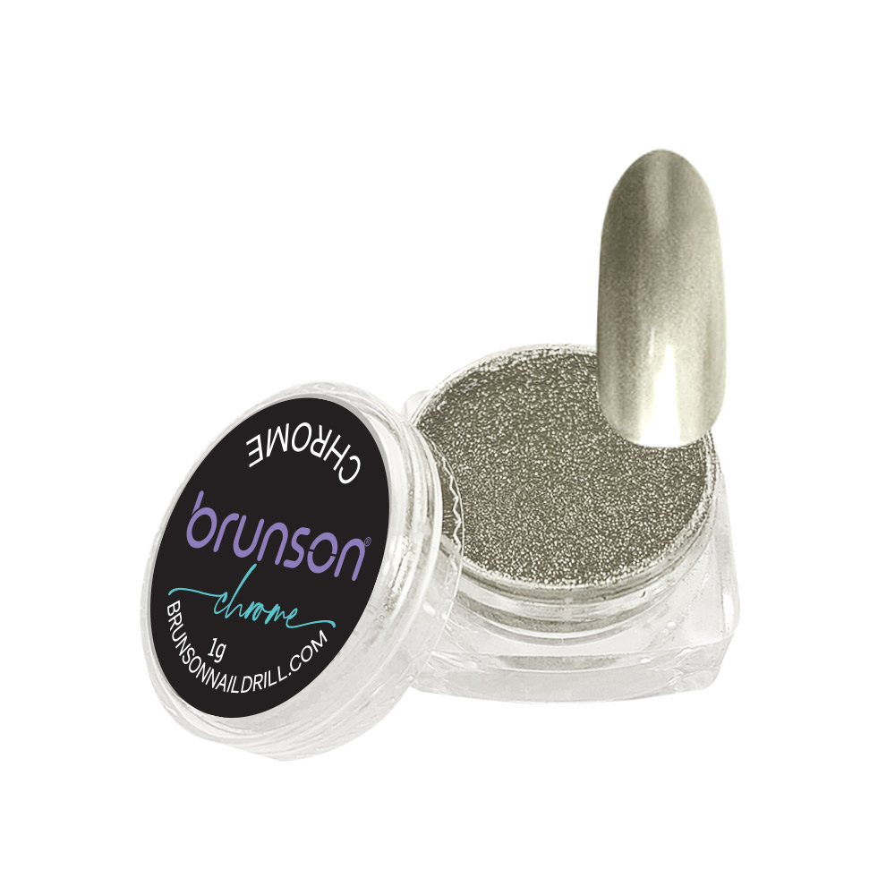 Chrome Nail Powder Mirror Nail Powder, Metallic Nail Powder Holographic Mirror Effect Nail Art Decoration Manicure Pigment SZR2040B
