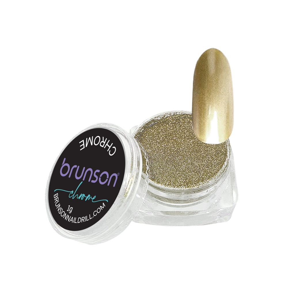Chrome Nail Powder Mirror Nail Powder, Metallic Nail Powder Holographic Mirror Effect Nail Art Decoration Manicure Pigment SZR2040