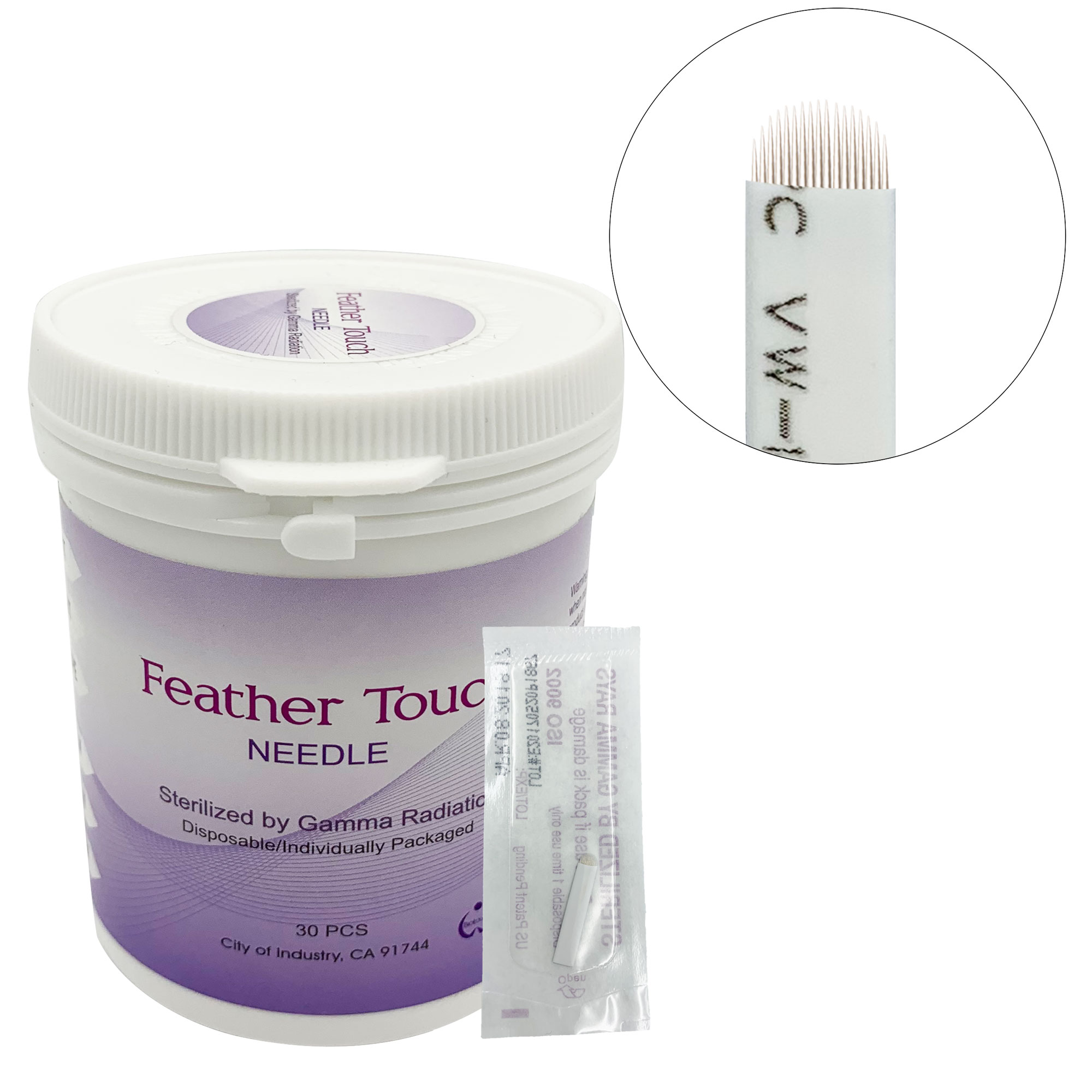 17 Prong U Shape Needle, for FTP, FTPA, (Hair Stroke Use), 30/Box FTHNU17