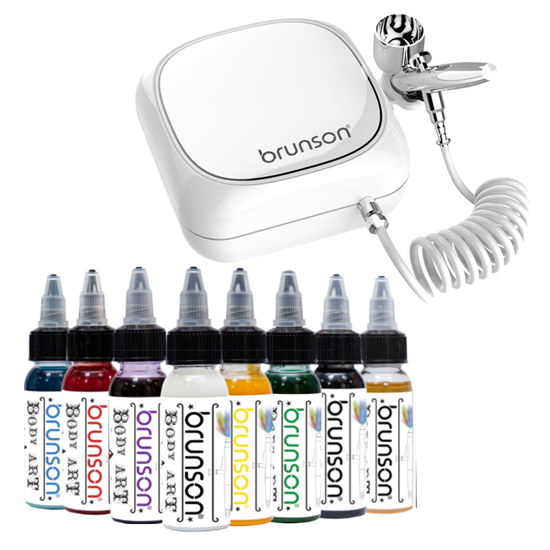 Airbrush Body Art Inks Pigment for Airbrushing Temporary Tattoo Airbrush Body Tattoo Colors BBAK