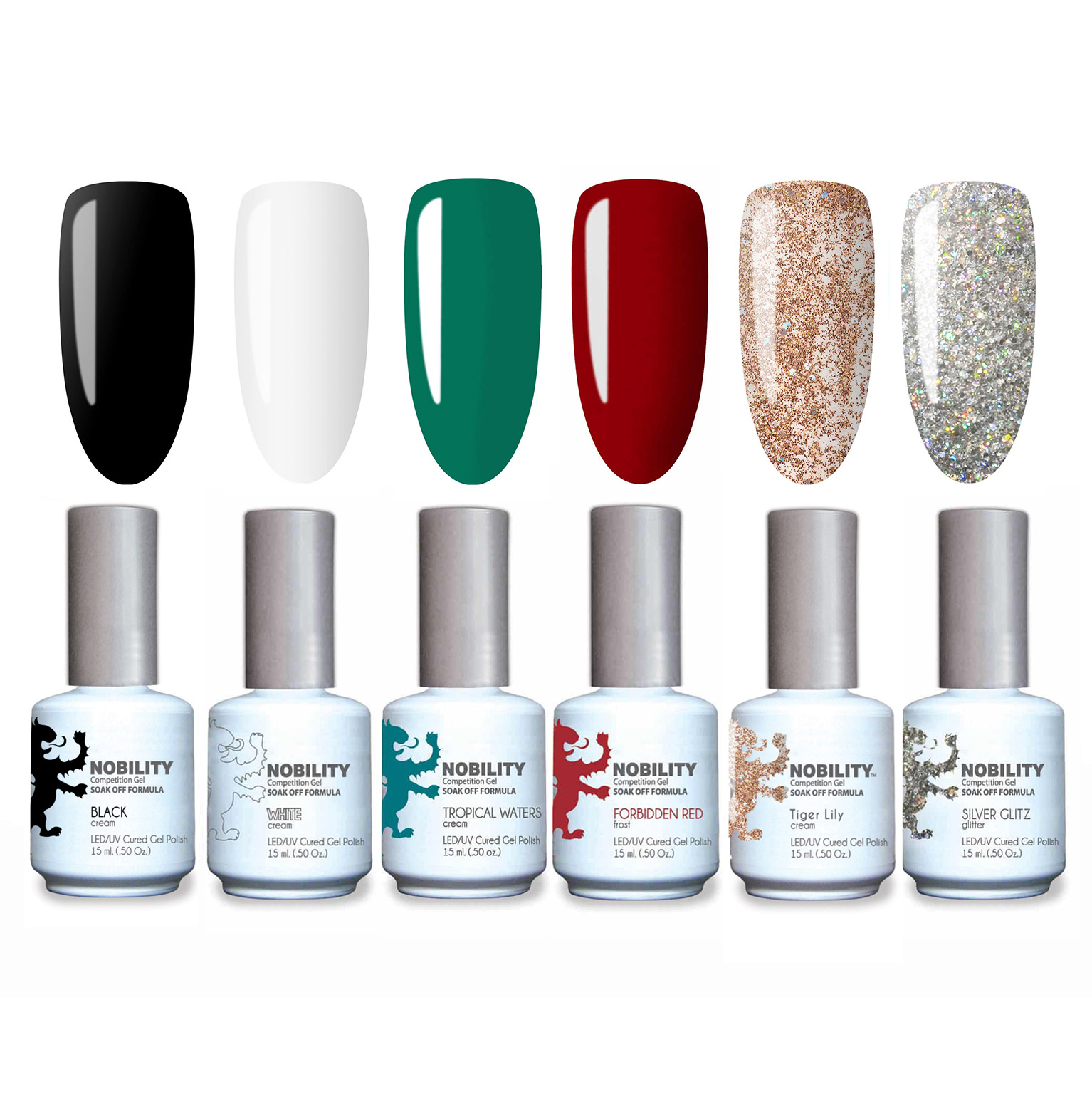 Soak Off UV LED Nail Gel Polishes Christmas Collections N6S05