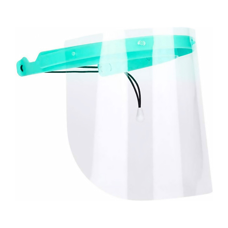 Antifog Adjustable Dental Full Face Shield with 10 Replaceable Plastic Protective Film FSHT