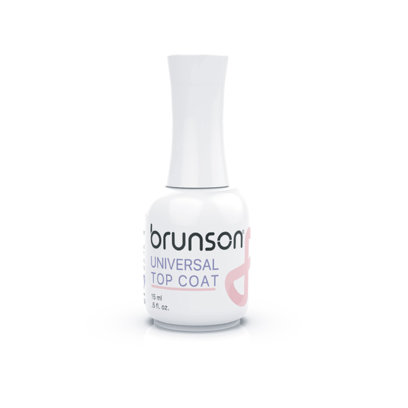 Brunson Universal Ultra High Gloss Top Coat Gel – Chip-Free, Long-Lasting Soak-Off Nail Gel UV BPTC02
