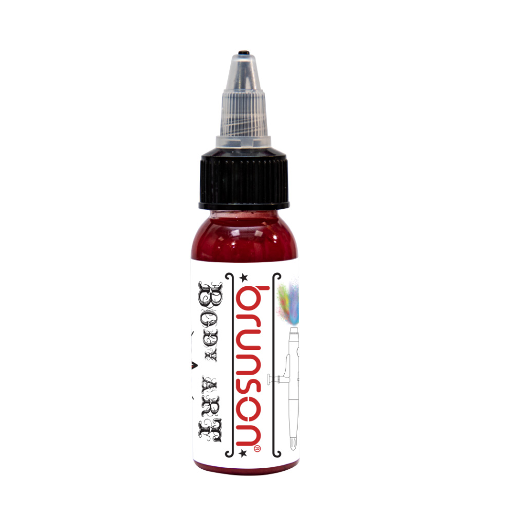 Body Paint Temporary Body Art Ink Red BBAI3