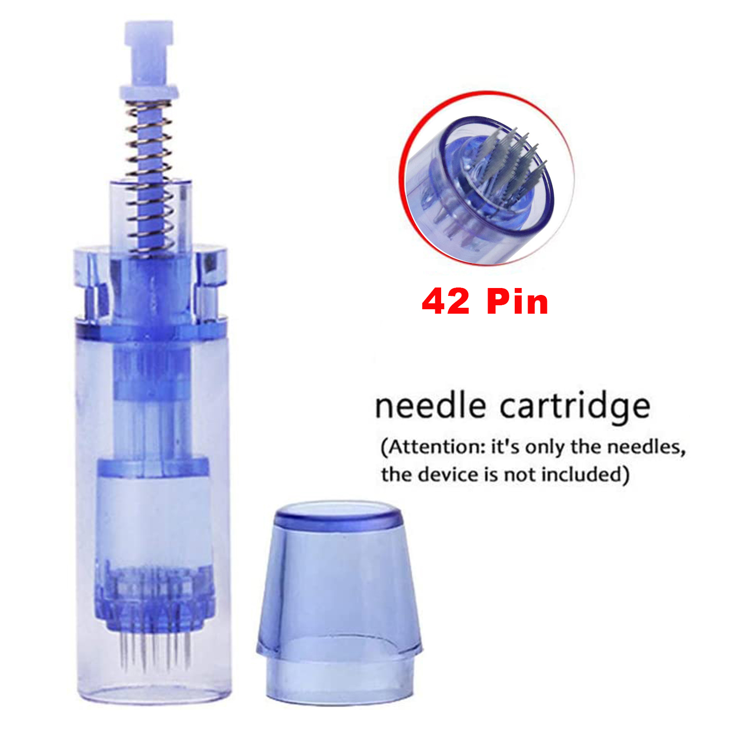 Dr. Pen Ultima A1 42 Pin Needles Professional Microneedling Pen, Wireless Electric Skin Repair Tool Kit with 42Pin Replacement Needles Cartridges 10pcs