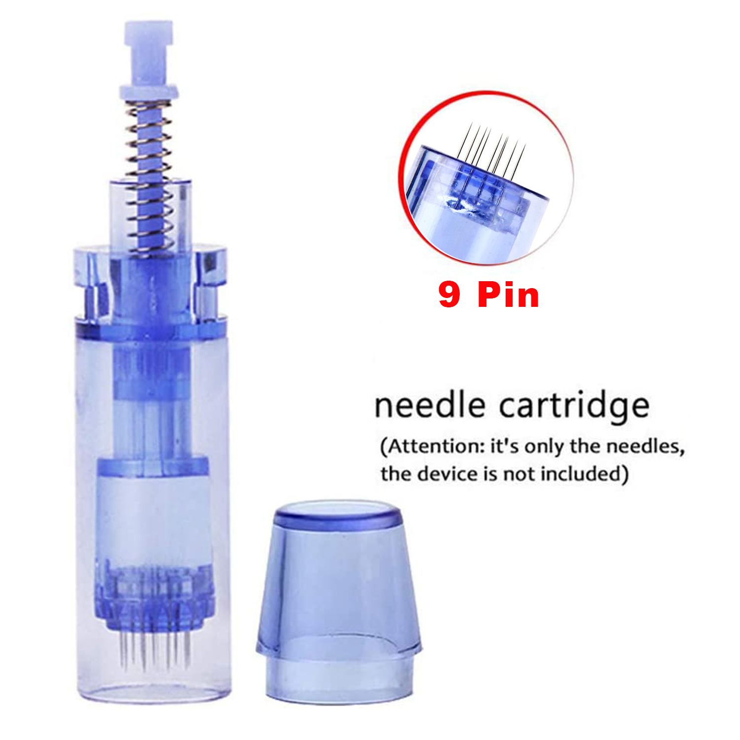 Dr. Pen Ultima A1 9 Pin Needles Professional Microneedling Pen, Wireless Electric Skin Repair Tool Kit with 9Pin Replacement Needles Cartridges 10pcs A1N9
