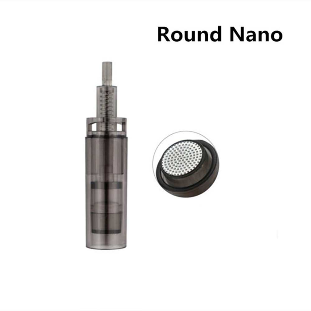 10pcs Ultima A7 Needles Electric Derma Pen Needle Cartridges Round Nano Needle Tips For dr.pen auto microneedle Therapy A7RN