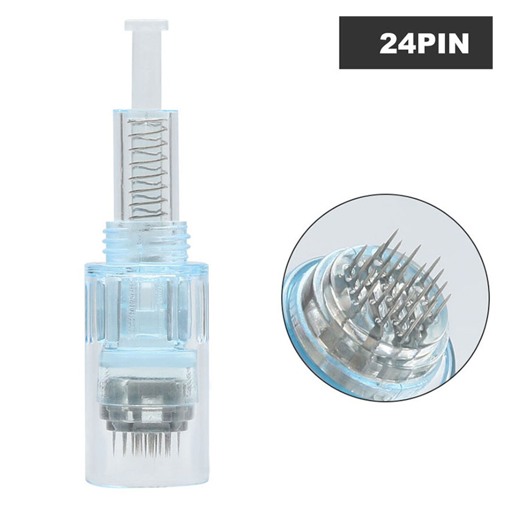 Dr.Pen Ultima X5 24Pin Needles Professional Dermapen Microneedling Dr.Pen Ultima X5 Electric Wireless Digital Display Rechargeable Beauty Skin Care Cartridges,24pin 10PCS X5N24