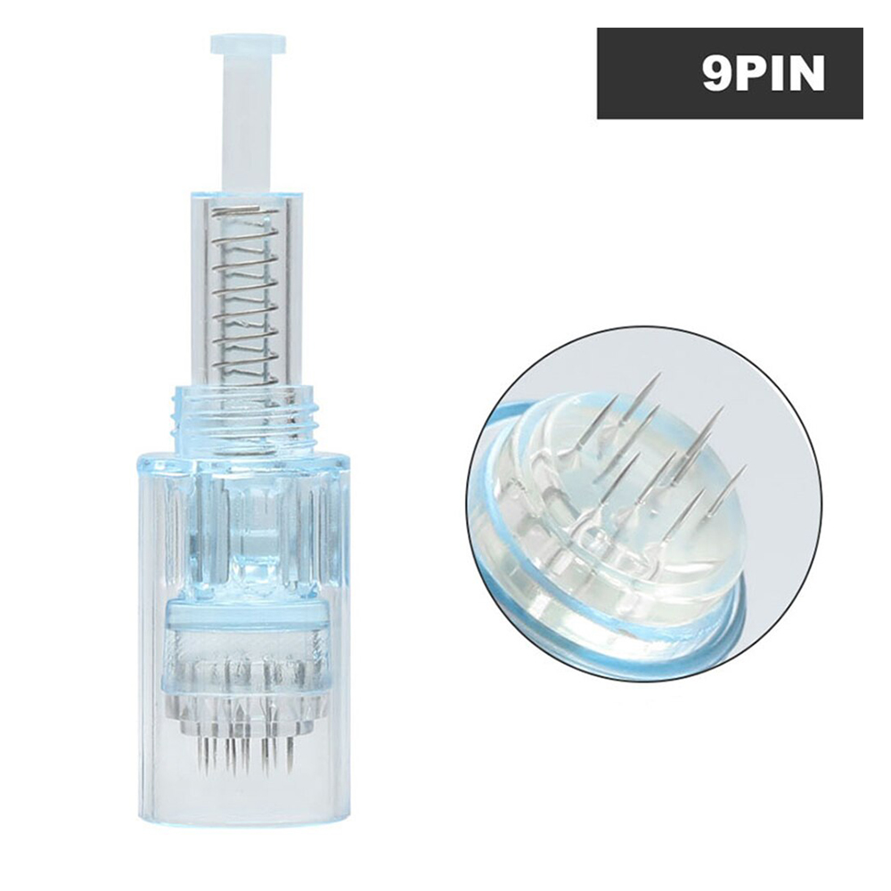 Dr.Pen Ultima X5 9Pin Needles Professional Dermapen Microneedling Dr.Pen Ultima X5 Electric Wireless Digital Display Rechargeable Beauty Skin Care Cartridges,9pin 10PCS X5N9