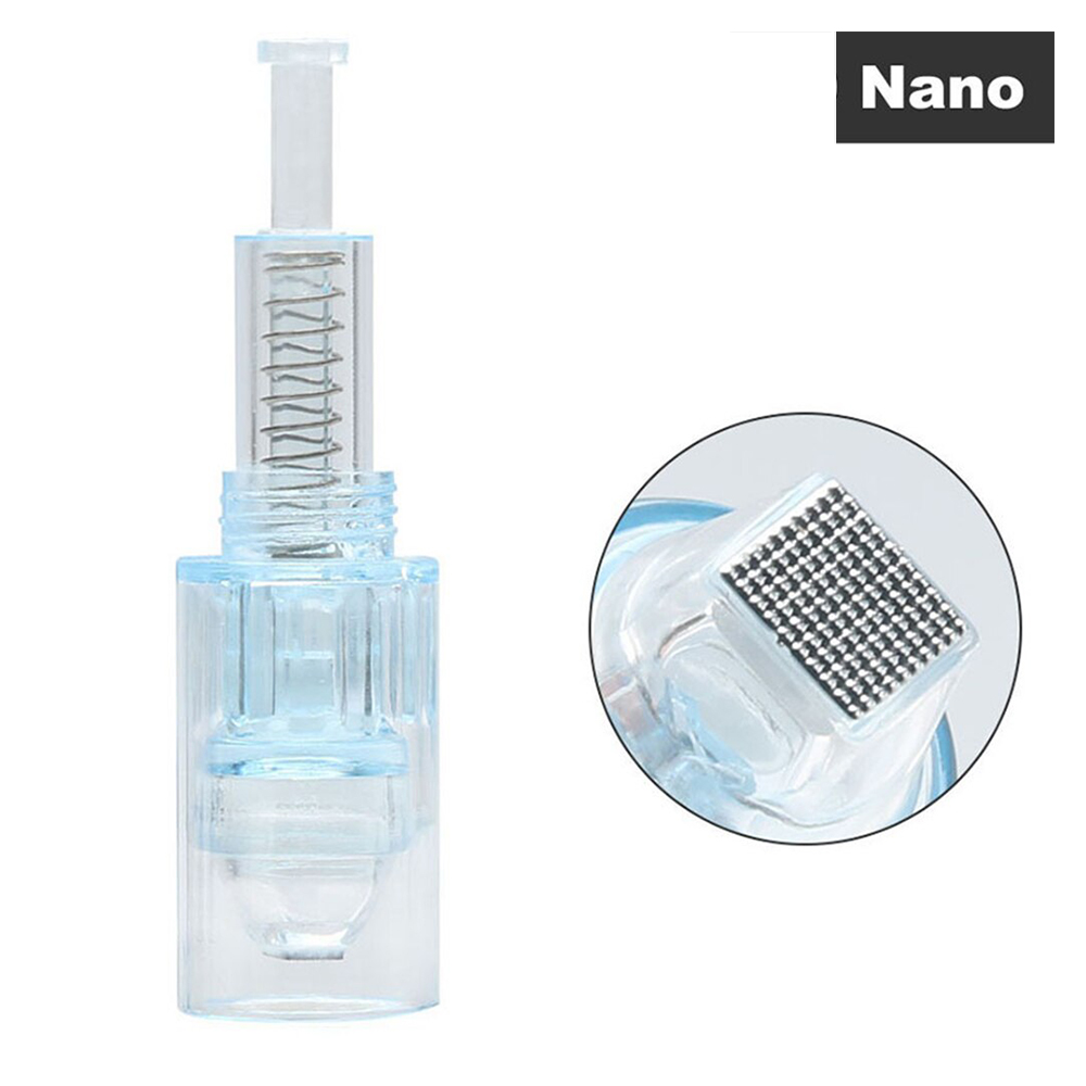 Dr.Pen Ultima X5 Nano Square Needles Professional Dermapen Microneedling Dr.Pen Ultima X5 Electric Wireless Digital Display Rechargeable Beauty Skin Care Cartridges,Nano Square 10PCS X5NS