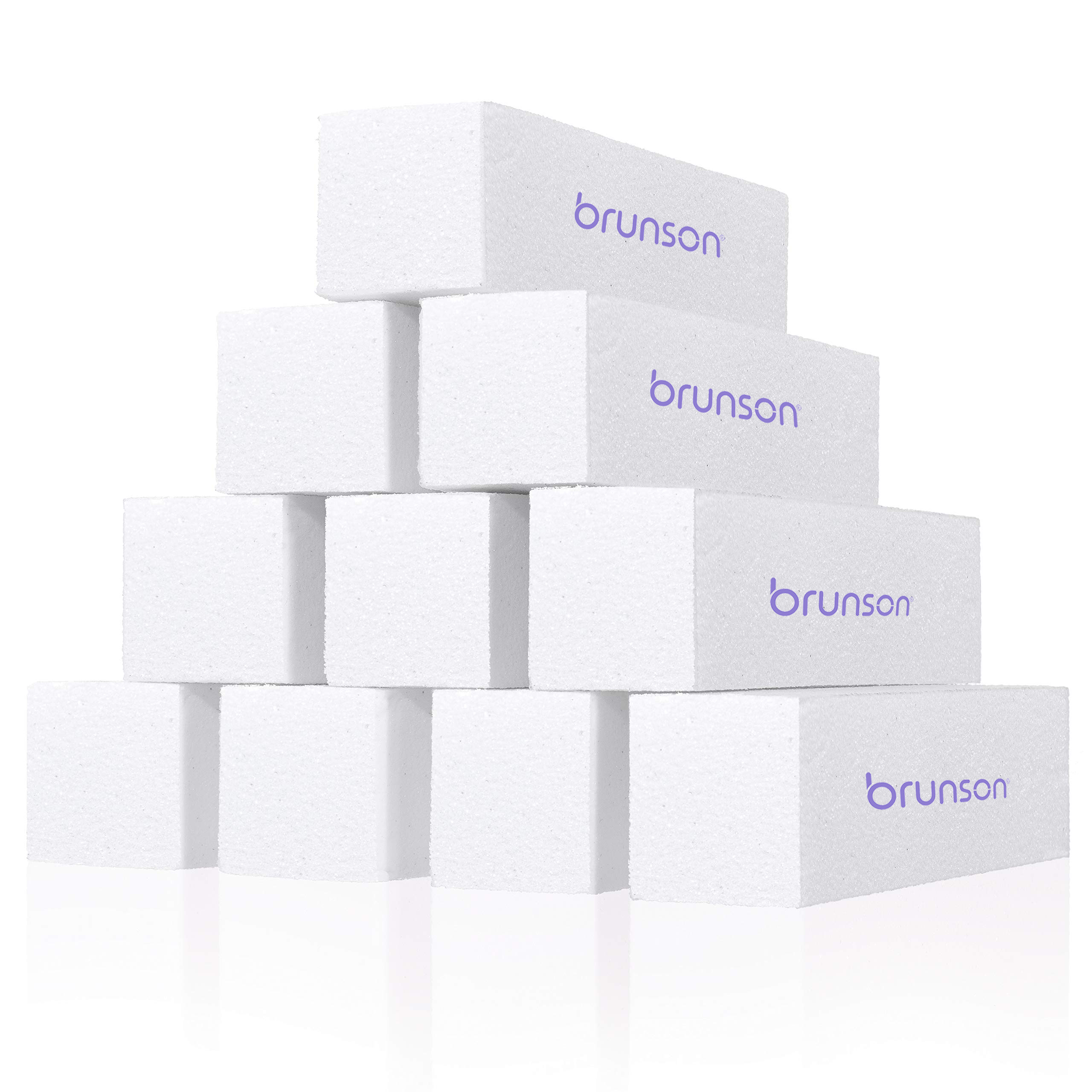 10pcs Nail Buffer Block Sponge Files Polisher Sponge Sanding Block Files Manicure Nail Art Pedicure Grinding Tools for Home Salon EB-402W