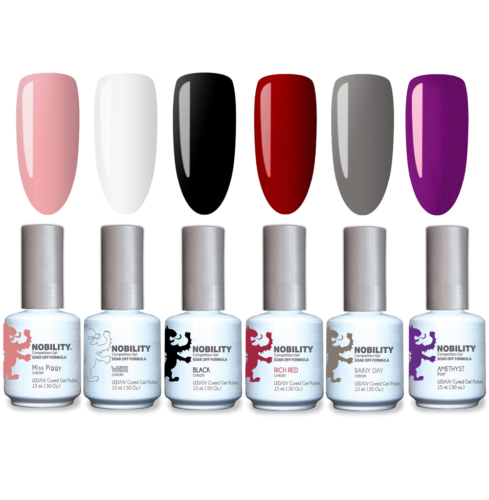 Gel Nail Polish Set Soak Off UV LED Nail Gel NCSK01