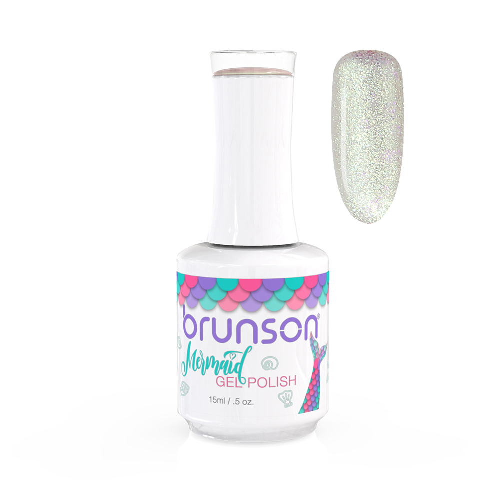 Pearl Nail Polish Mermaid Gel Manicure Salon Decor Nail Art Elegant Shell Shiny Under Light UV LED Soak Off Set BMG03