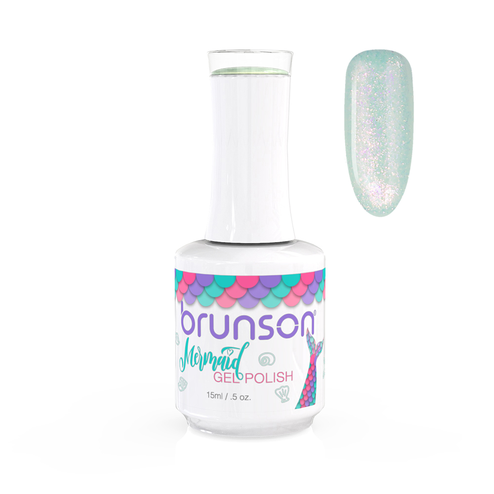 Pearl Nail Polish Mermaid Gel Manicure Salon Decor Nail Art Elegant Shell Shiny Under Light UV LED Soak Off Set BMG06