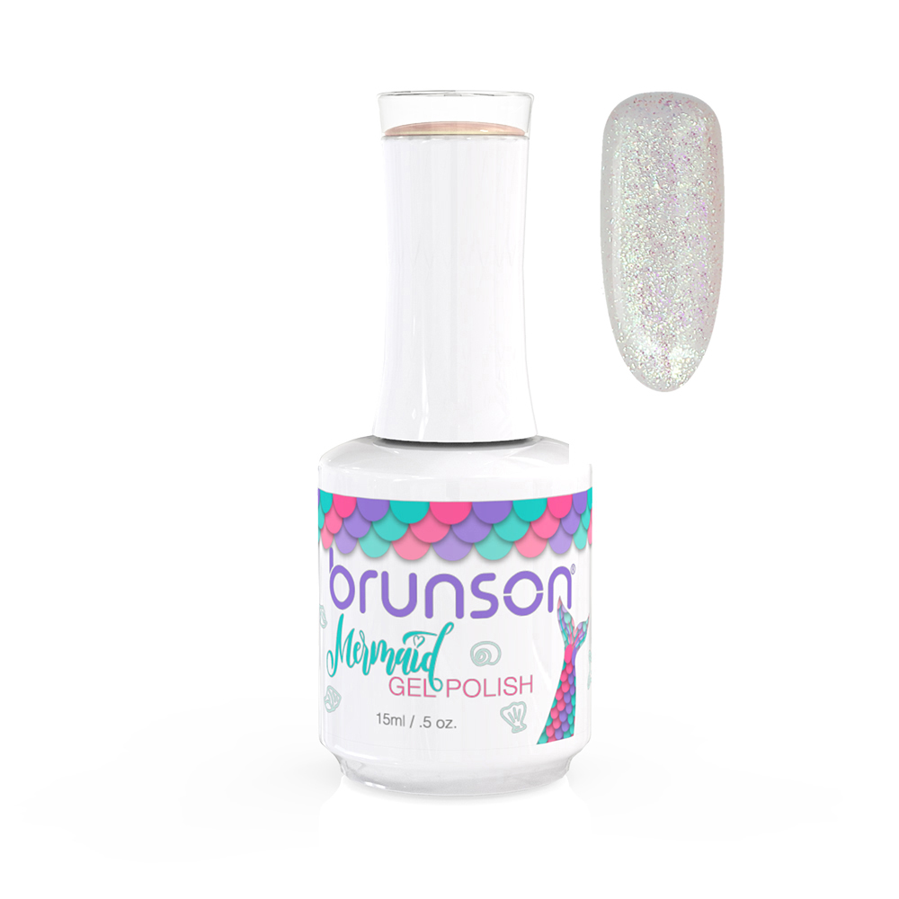 Pearl Nail Polish Mermaid Gel Manicure Salon Decor Nail Art Elegant Shell Shiny Under Light UV LED Soak Off Set BMG07