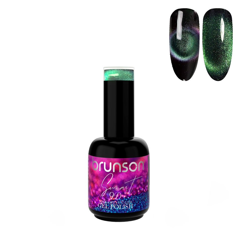 Smart 9D Cat Eye Gel Polish Set Soak Off UV Magnetic Nail Gel Polish 15ml Nail Art Chameleon Magnetic Galaxy Glitter Galactic Effect Magic Gel Polish  BSMC083