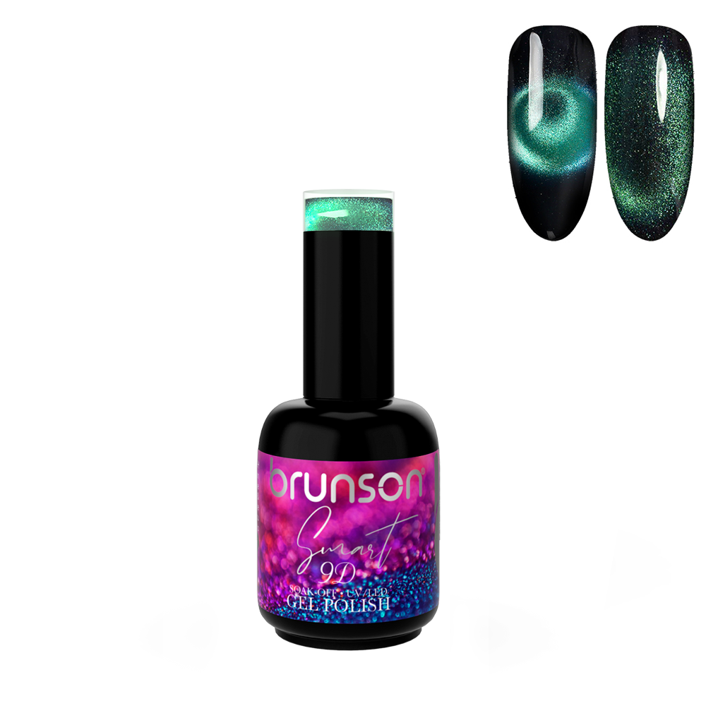 Smart 9D Cat Eye Gel Polish Set Soak Off UV Magnetic Nail Gel Polish 15ml Nail Art Chameleon Magnetic Galaxy Glitter Galactic Effect Magic Gel Polish  BSMC086