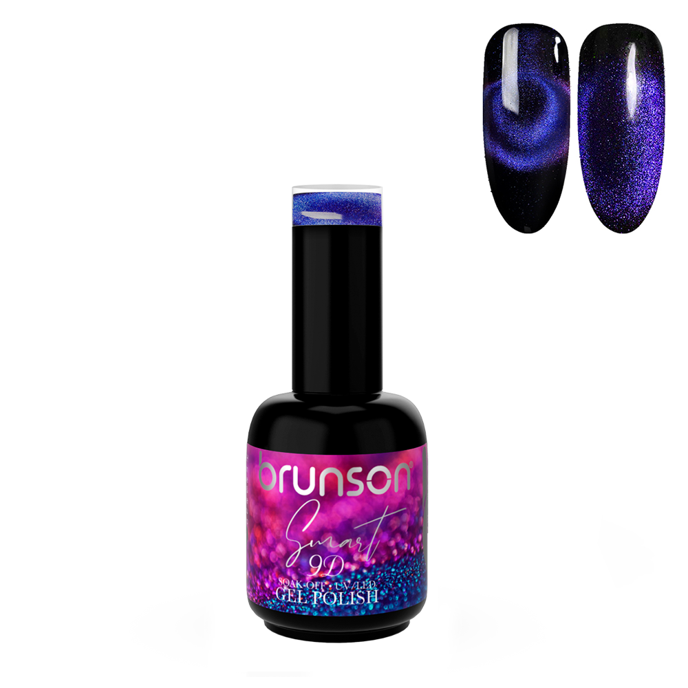 Smart 9D Cat Eye Gel Polish Set Soak Off UV Magnetic Nail Gel Polish 15ml Nail Art Chameleon Magnetic Galaxy Glitter Galactic Effect Magic Gel Polish  BSMC087