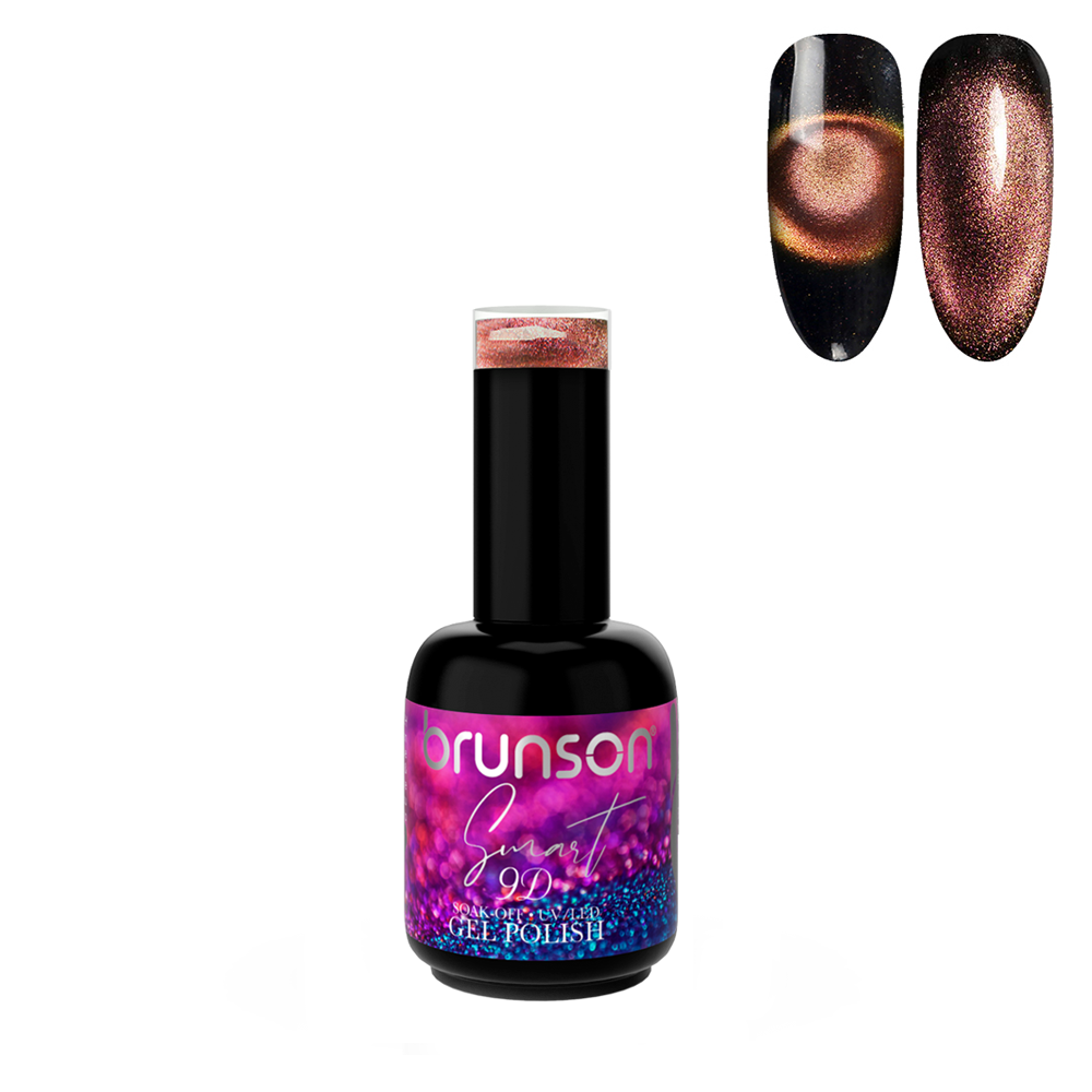 Smart 9D Cat Eye Gel Polish Set Soak Off UV Magnetic Nail Gel Polish 15ml Nail Art Chameleon Magnetic Galaxy Glitter Galactic Effect Magic Gel Polish  BSMC088