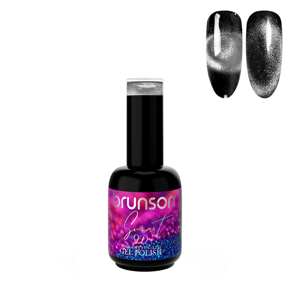 Smart 9D Cat Eye Gel Polish Set Soak Off UV Magnetic Nail Gel Polish 15ml Nail Art Chameleon Magnetic Galaxy Glitter Galactic Effect Magic Gel Polish  BSMC106