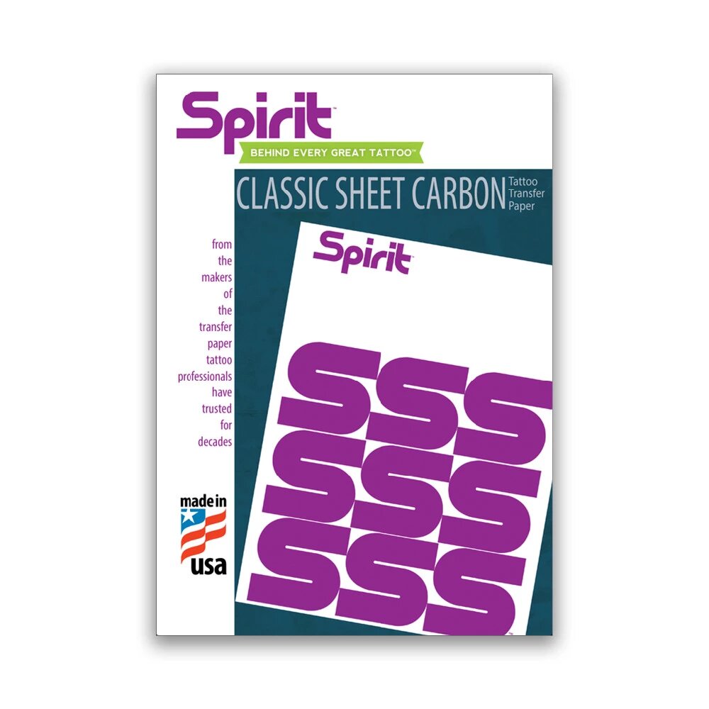 SPIRIT Classic Sheet Carbon Transfer Paper Copier Paper For Tattoo Supply A7611 200PCS