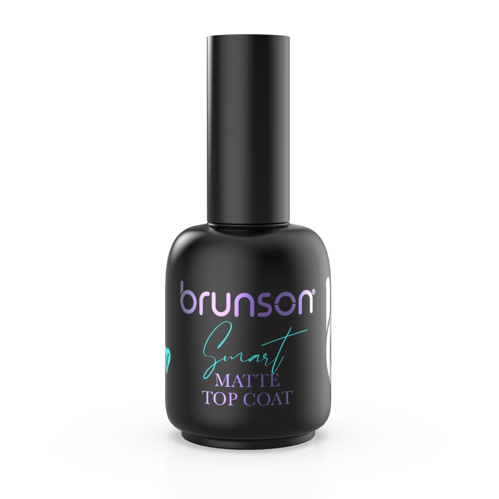 Matte Top Coat Nail Polish Gel Nail Art UV LED Soak Off Manicure Lacquer Varnish 15ml BGMTC