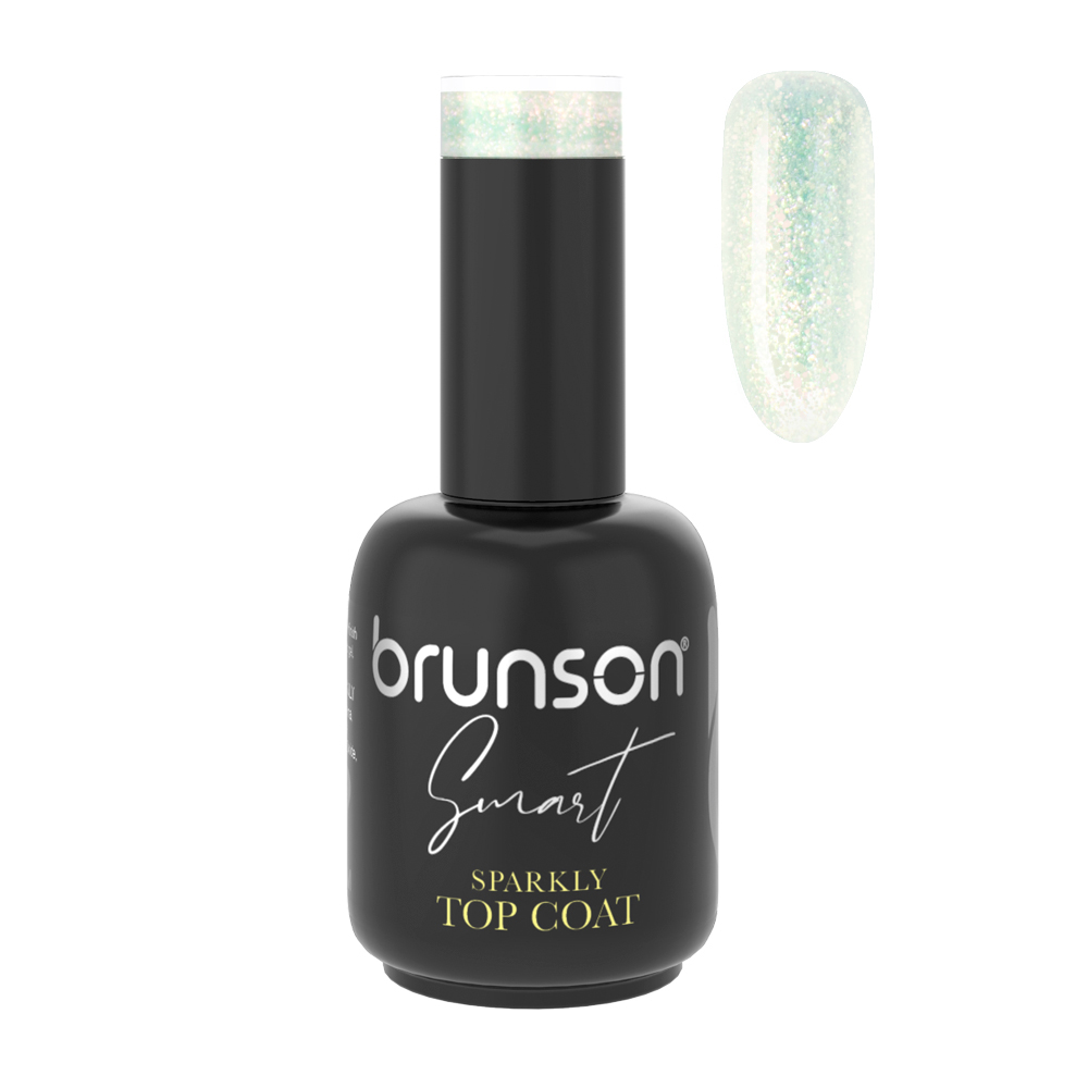 Sparkly Top Coat Gel Nail Polish 15ml-BSSTCY