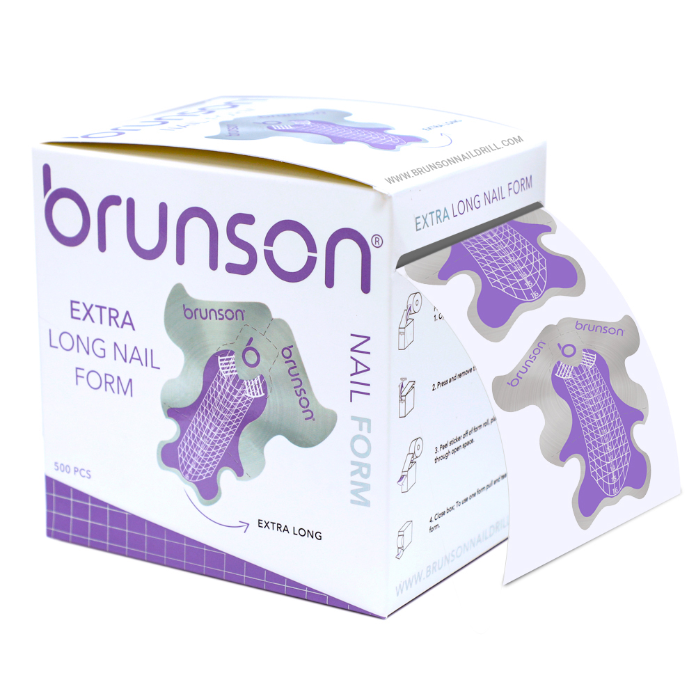 Brunson Extra Long Nail Form 500pcs BNFEL
