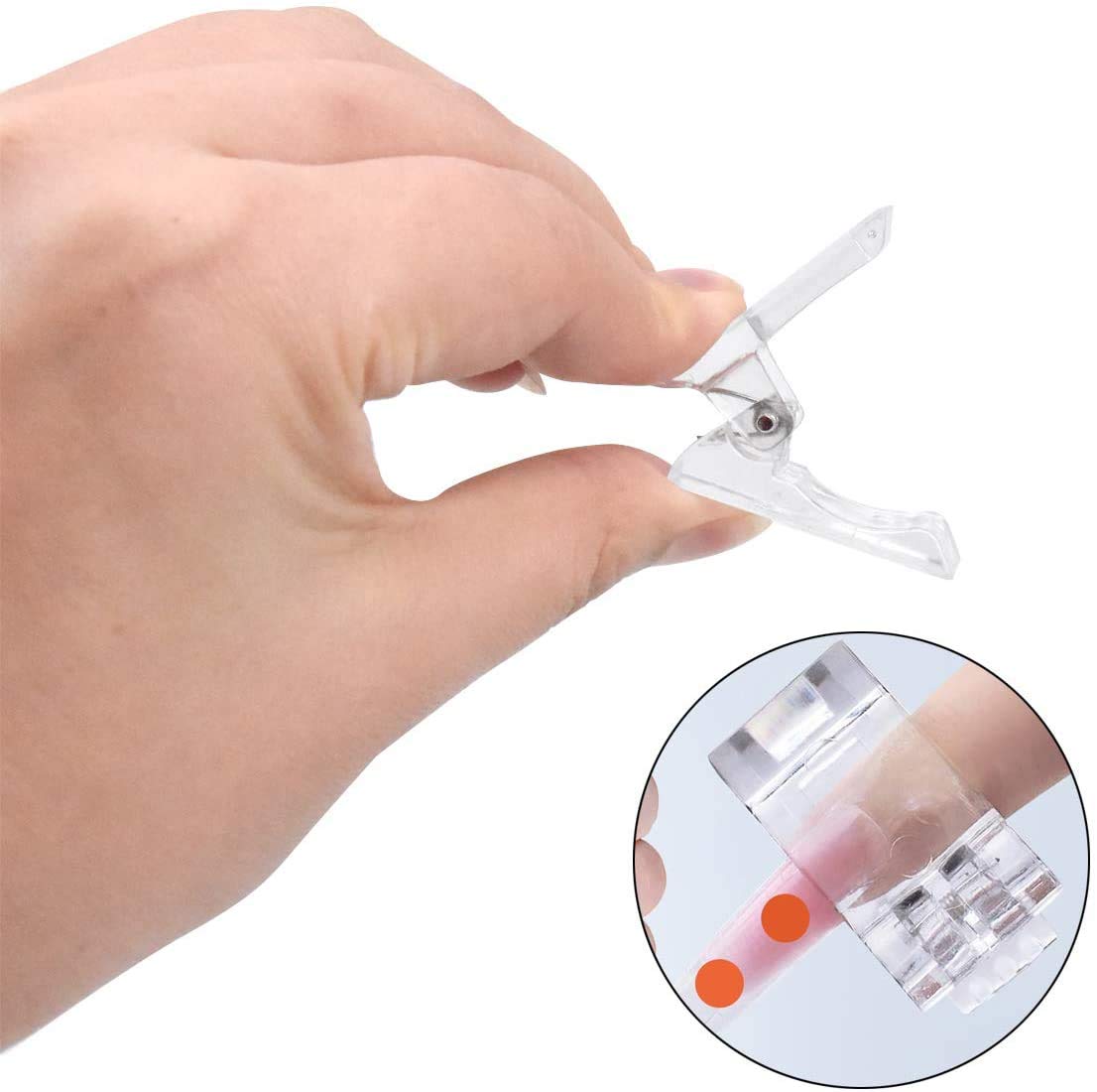 Nail Tips Clip for poly gel nail extension