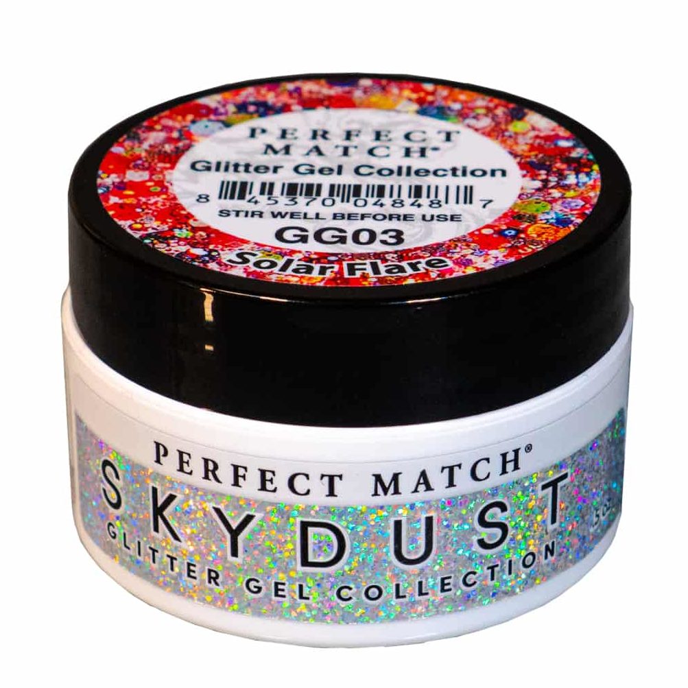 Perfect match sculpting glitter gel collection  Solar Flare Sky Dust GG03