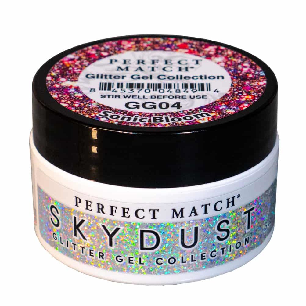 Perfect match sculpting glitter gel collection  Sonic Bloom Sky Dust GG04
