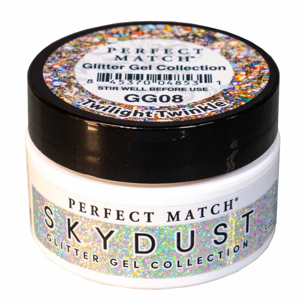 Perfect match sculpting glitter gel collection  Twilight Twinkle Sky Dust GG08