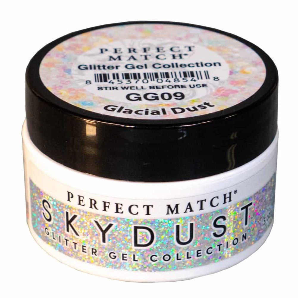 Perfect match sculpting glitter gel collection  Glacial Dust Sky Dust GG09