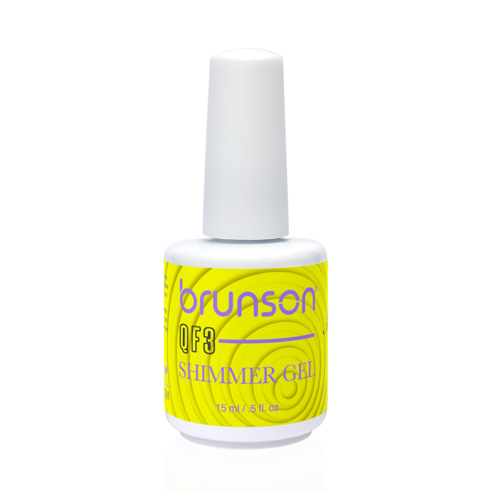 QF3 Shimmer Gel for Acrylic Powder Nail Art 15ml BQFSG