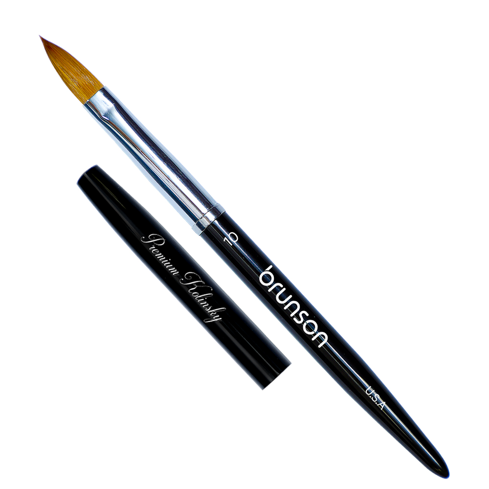 Kolinsky Acrylic Nail Brush for Acrylic Application #10 BAKBB10