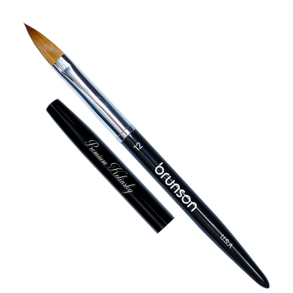 Kolinsky Acrylic Nail Brush for Acrylic Application #12 BAKBB12